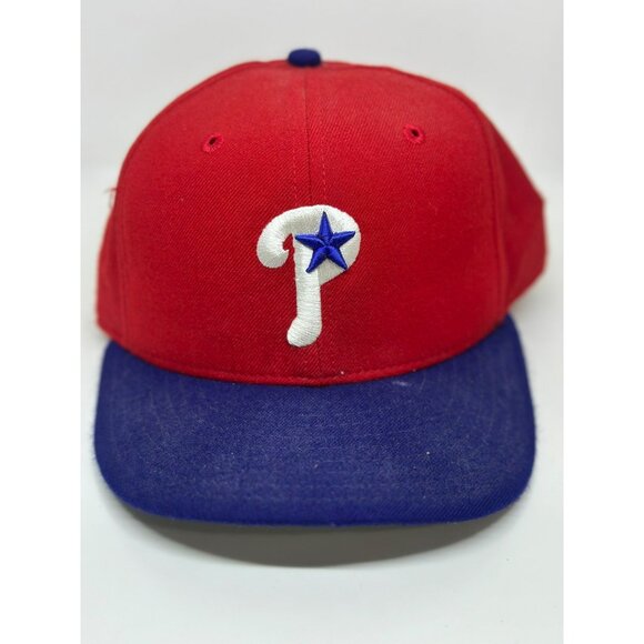 VTG New Era 5950 Philadelphia Phillies Fitted Hat 7 1/2, Wool Diamond Collection - Picture 2 of 5